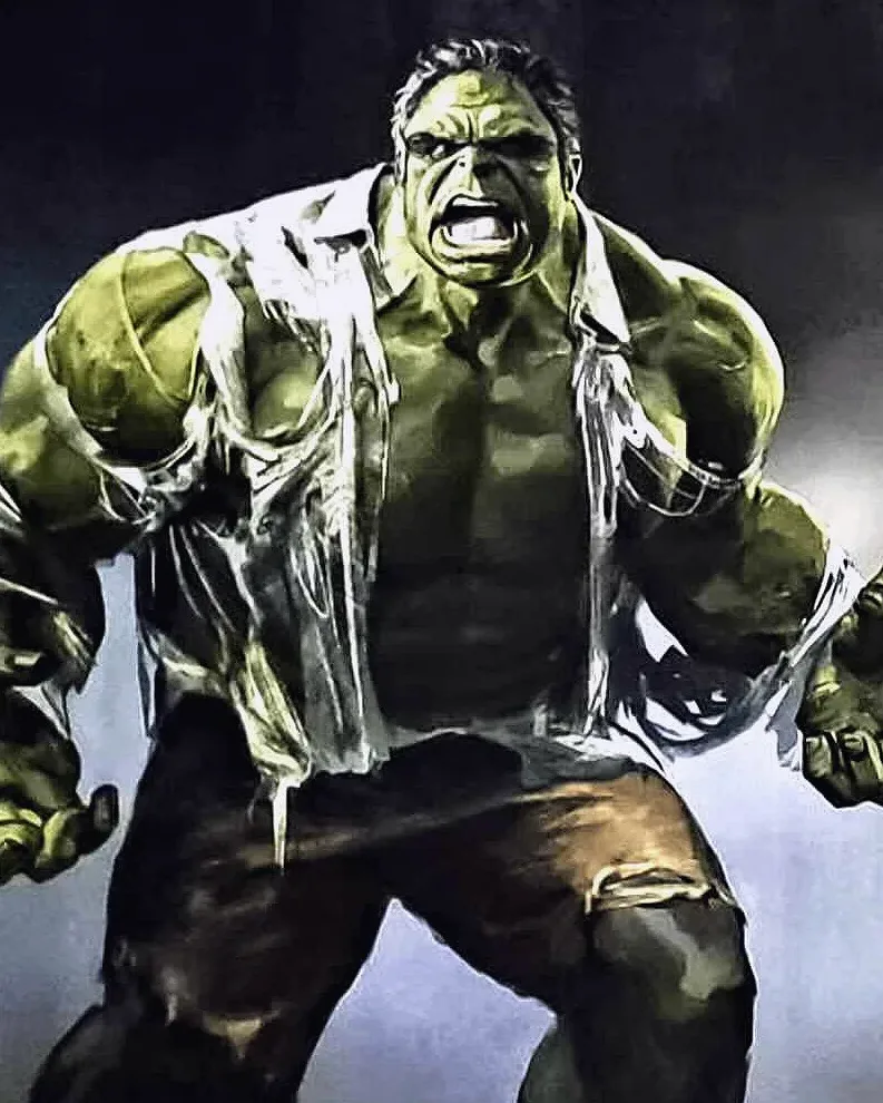 Зеленый Халк на концепт-арте к фильму «Человек-паук: Новый день» / Marvel Studios