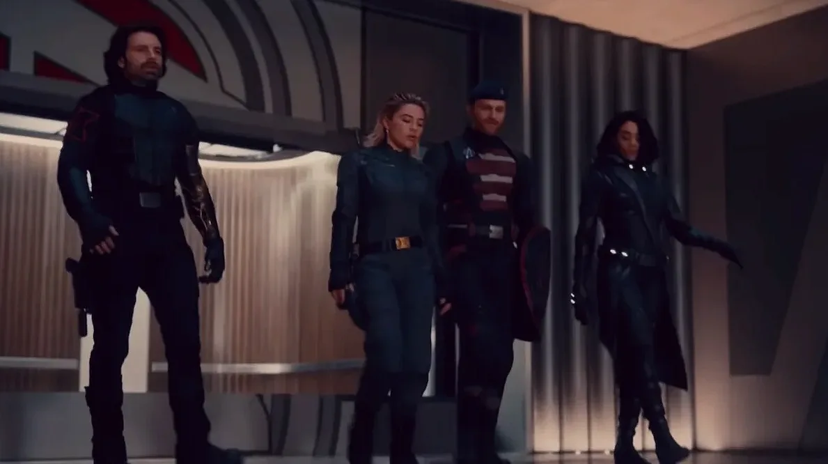 Новые Мстители на кадре «Громовержцев*» / Marvel Studios