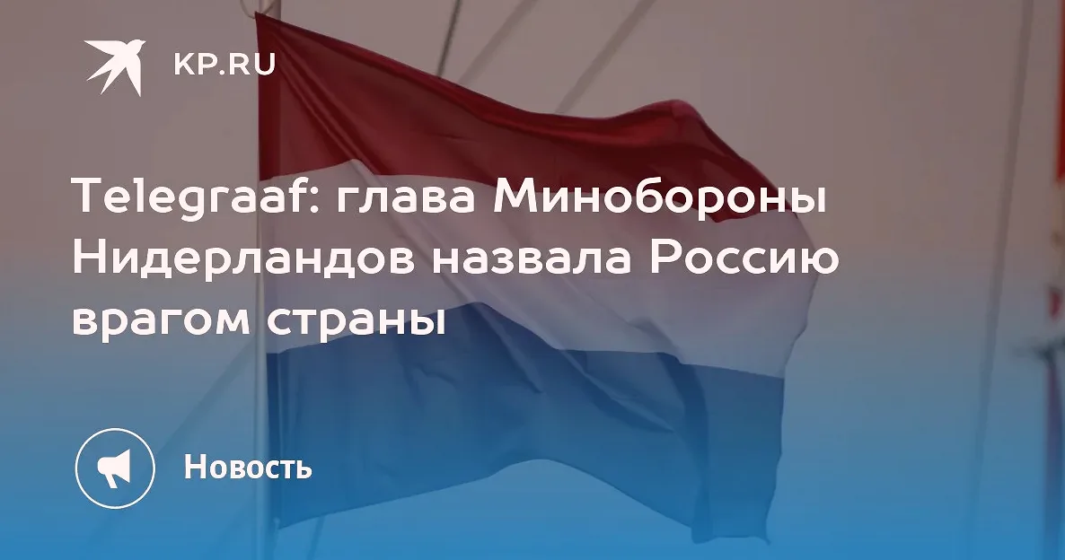 Нидерланды подтвердили официальный статус заявления о России как враге